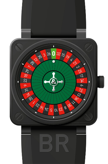 Bell & Ross BR 01 Casino Black PVD Steel replica watch